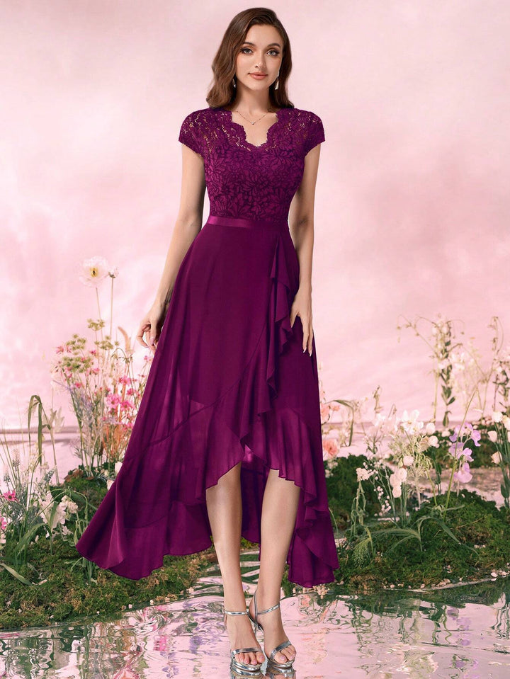 SHEIN midi ruha, lila