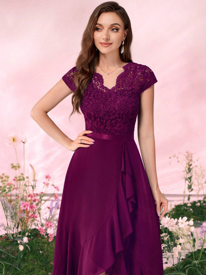 SHEIN midi ruha, lila