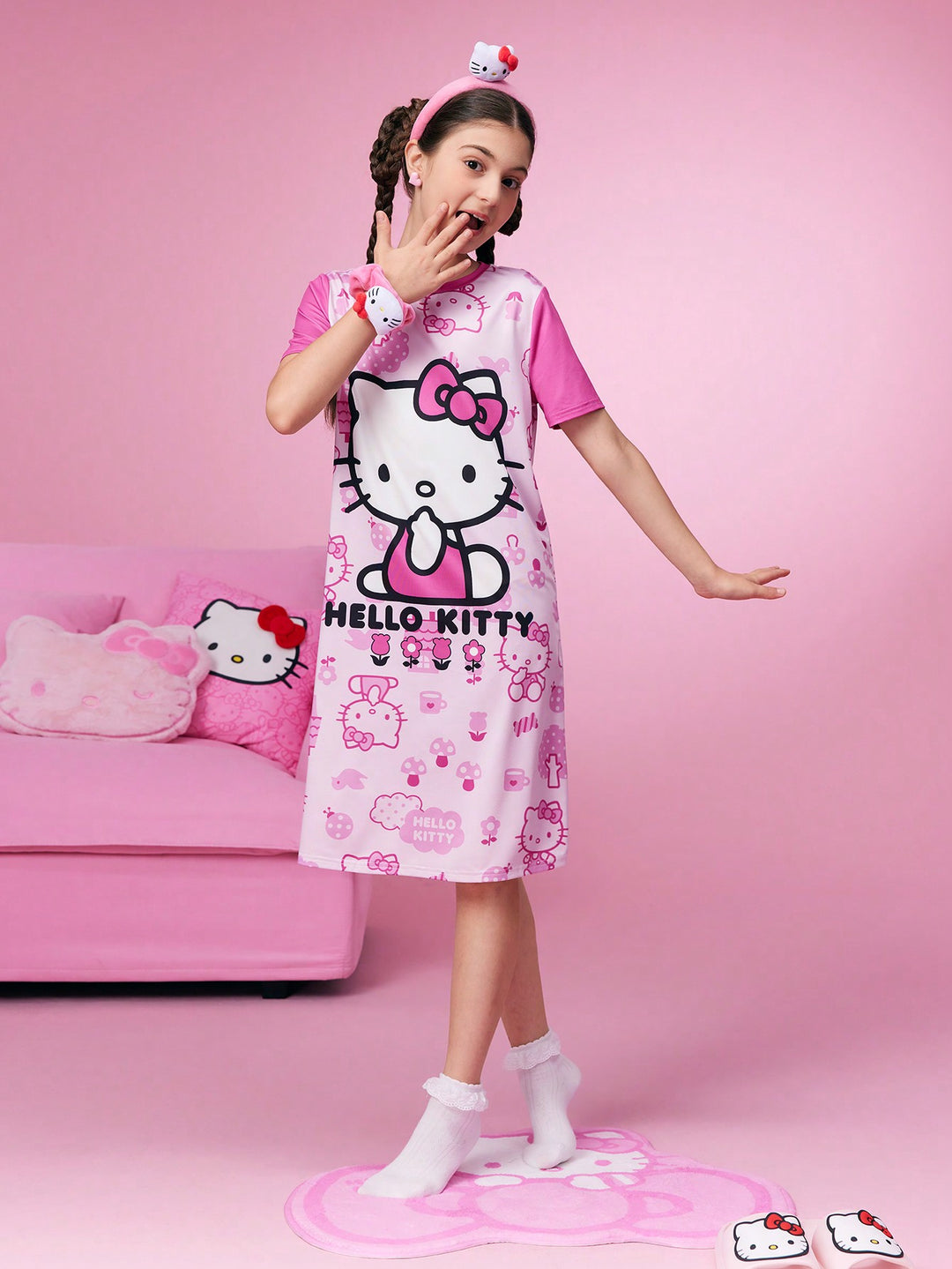 Pijama SHEIN, roz
