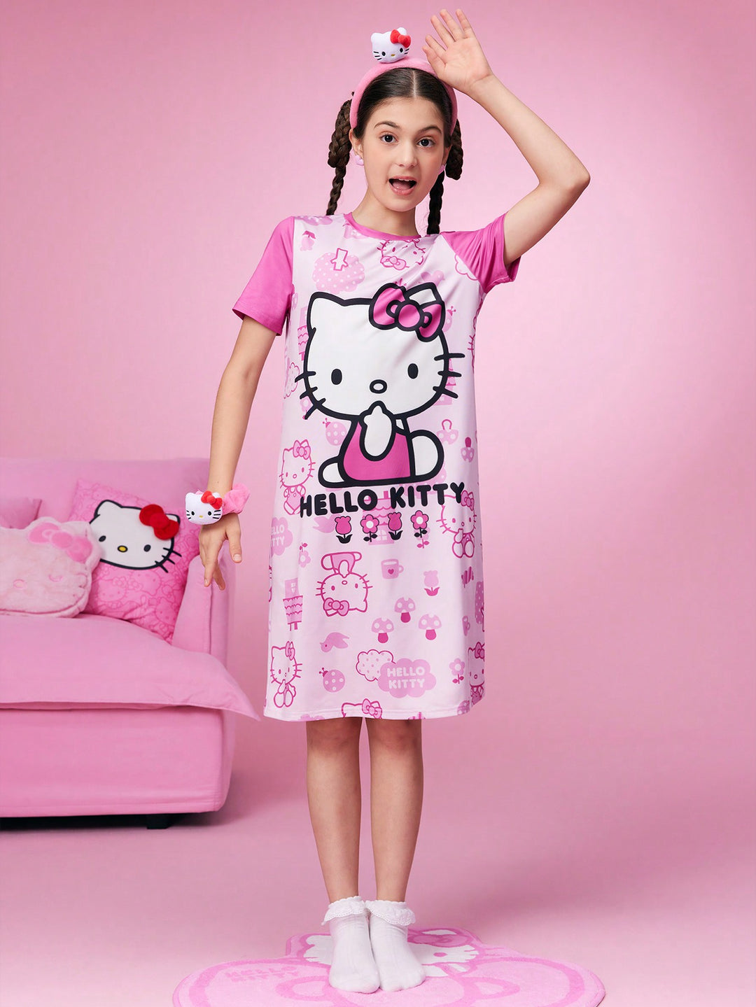 Pijama SHEIN, roz