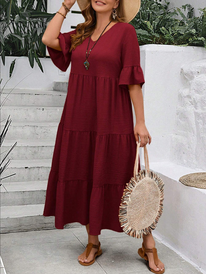 Rochie midi SHEIN, vișiniu