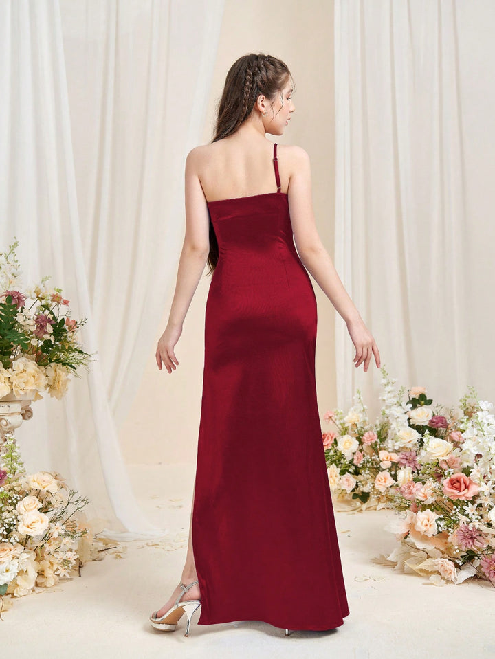 Rochie de petrecere SHEIN, vișiniu