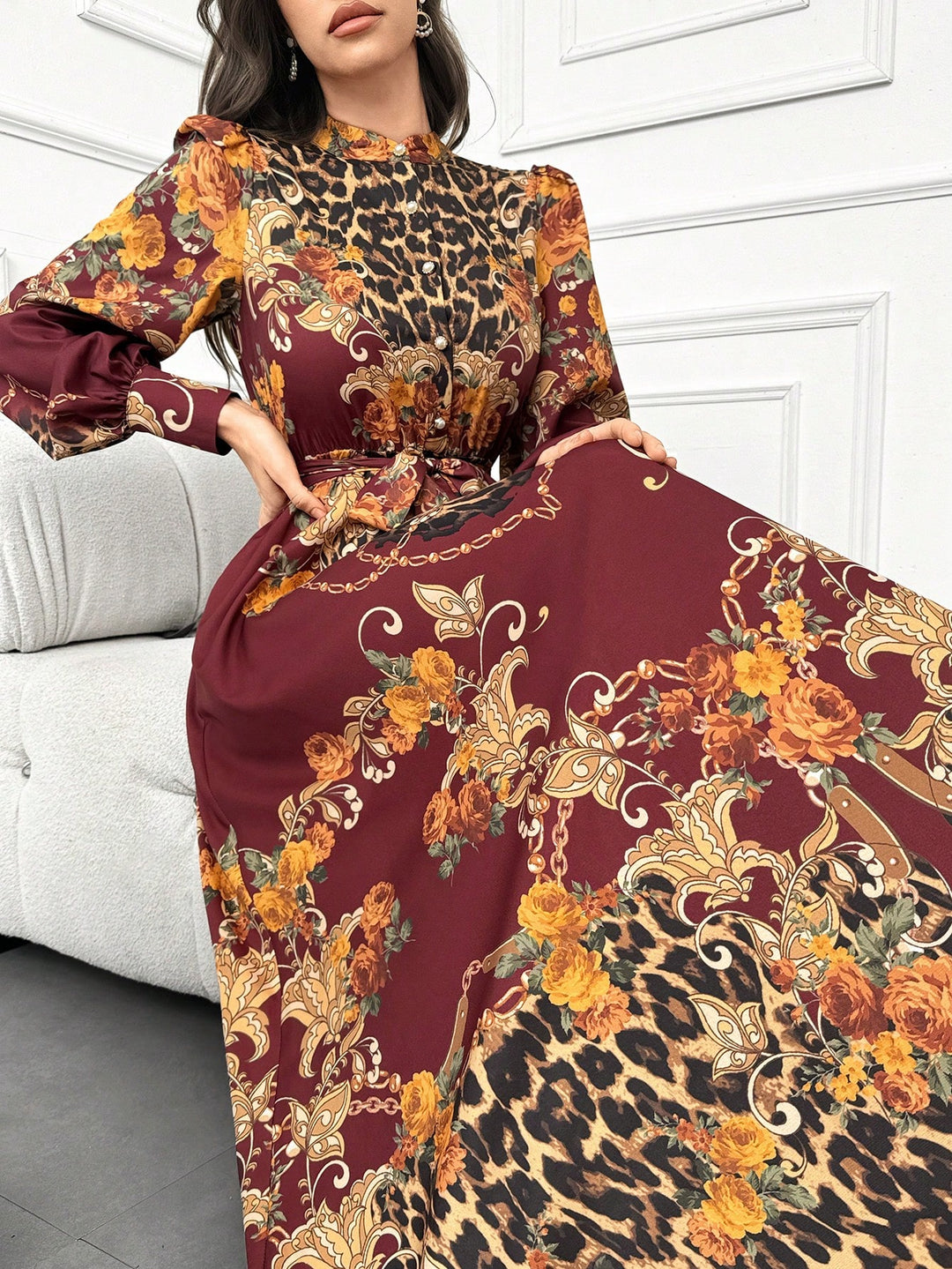 Rochie SHEIN, vișiniu