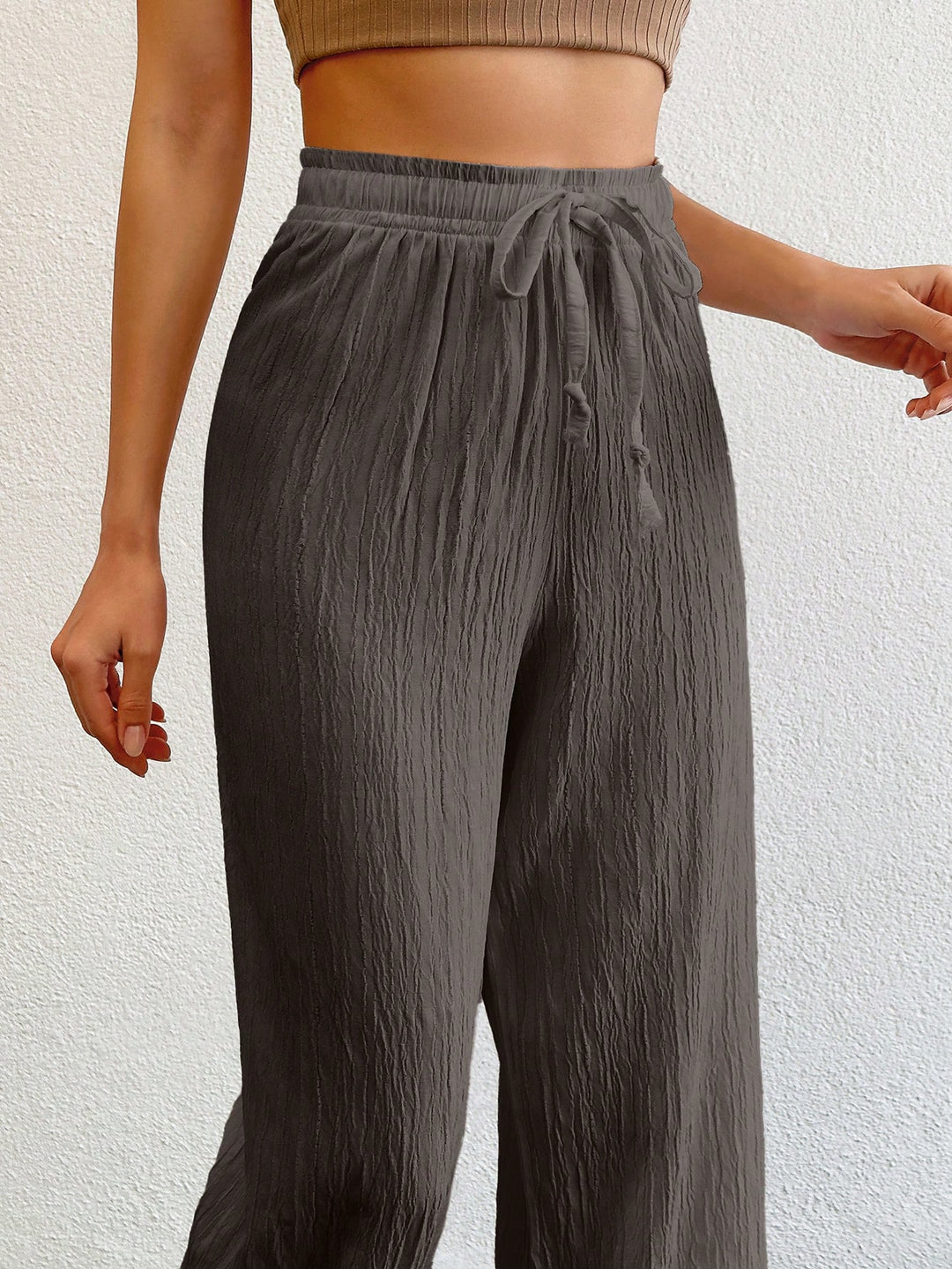 Pantaloni SHEIN, maro
