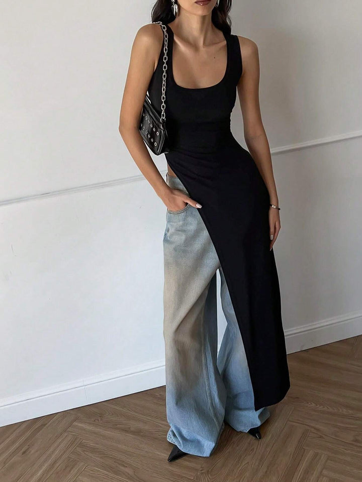 Top SHEIN, negru