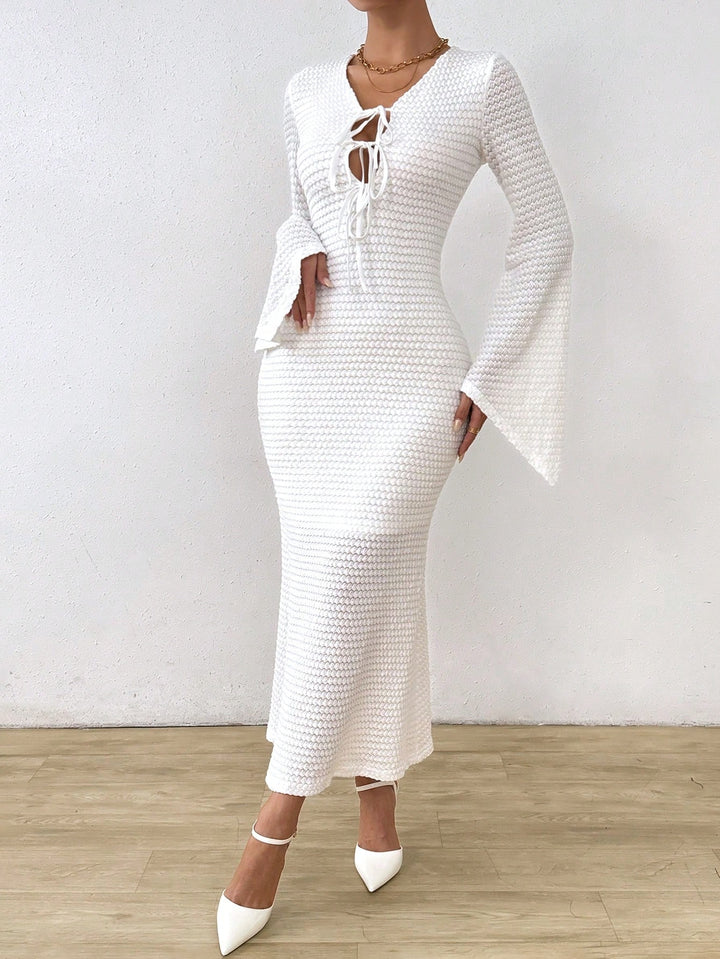 Rochie maxi SHEIN, alb