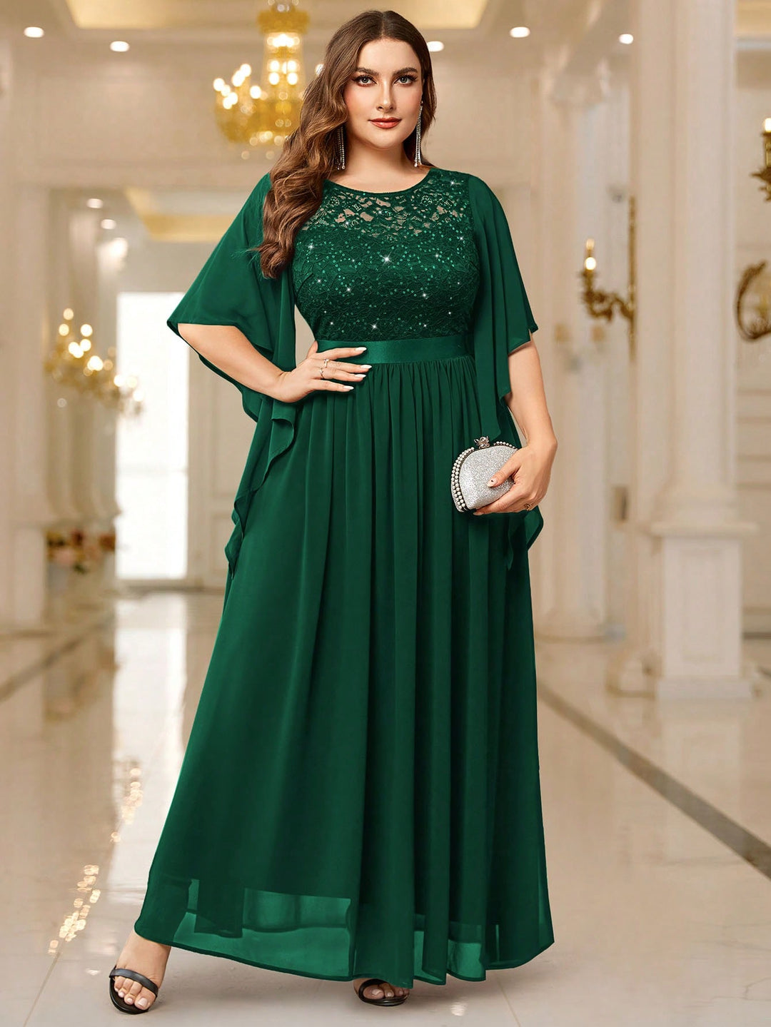 Rochie SHEIN, verde
