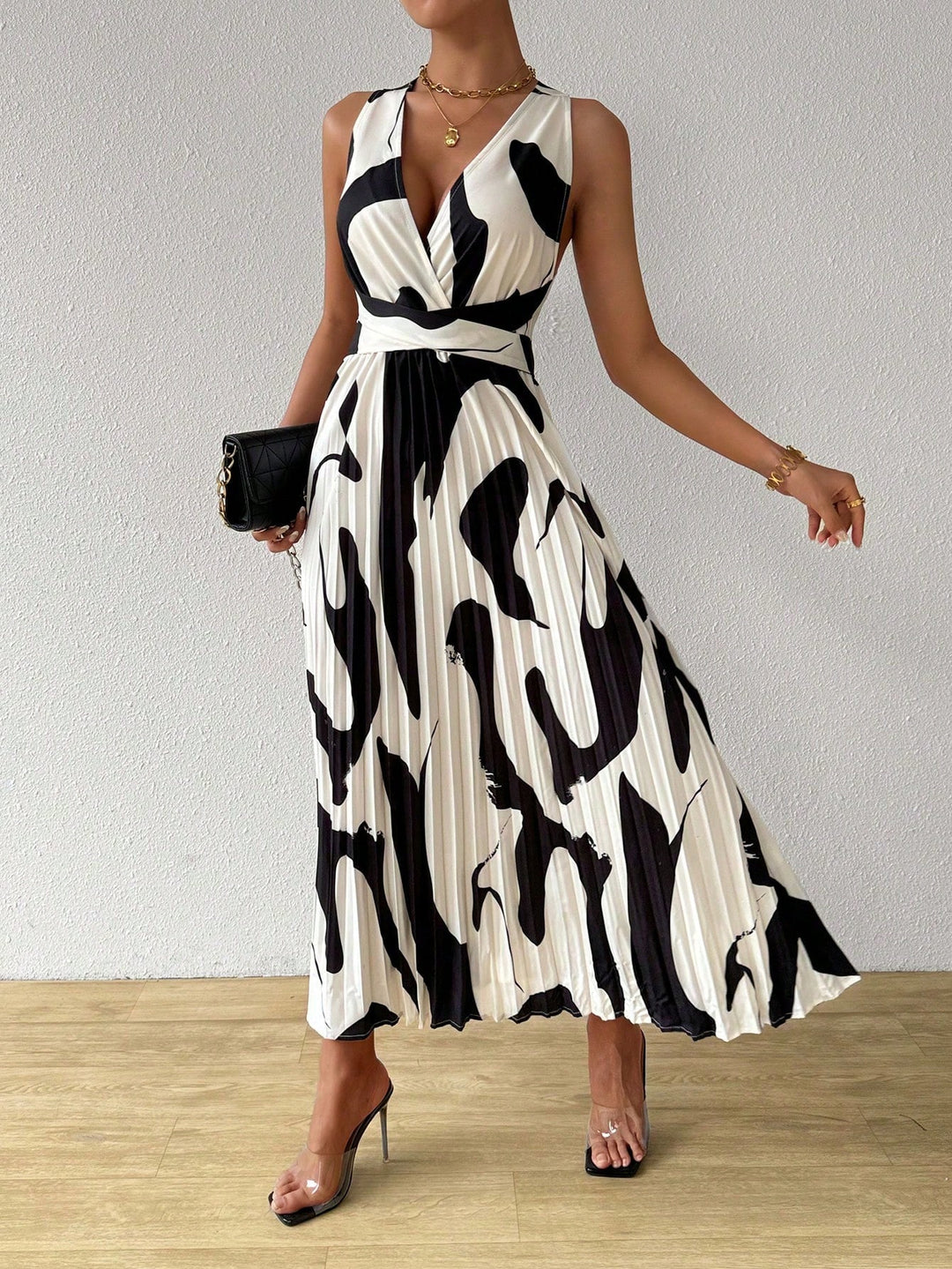 Rochie maxi SHEIN, mix culori