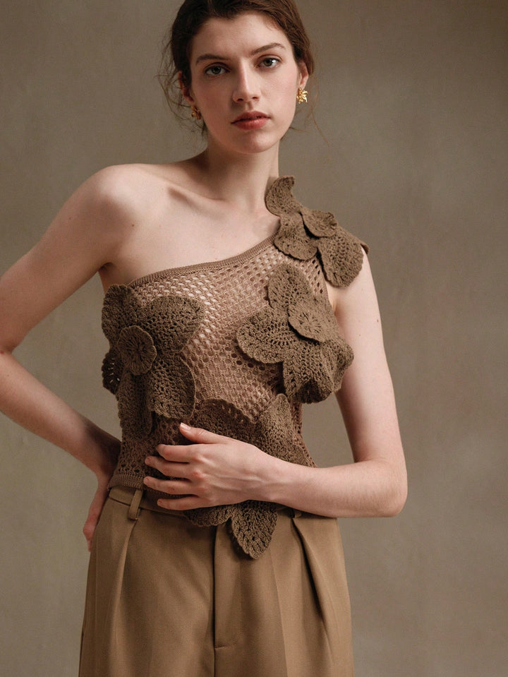 Top SHEIN, kaki