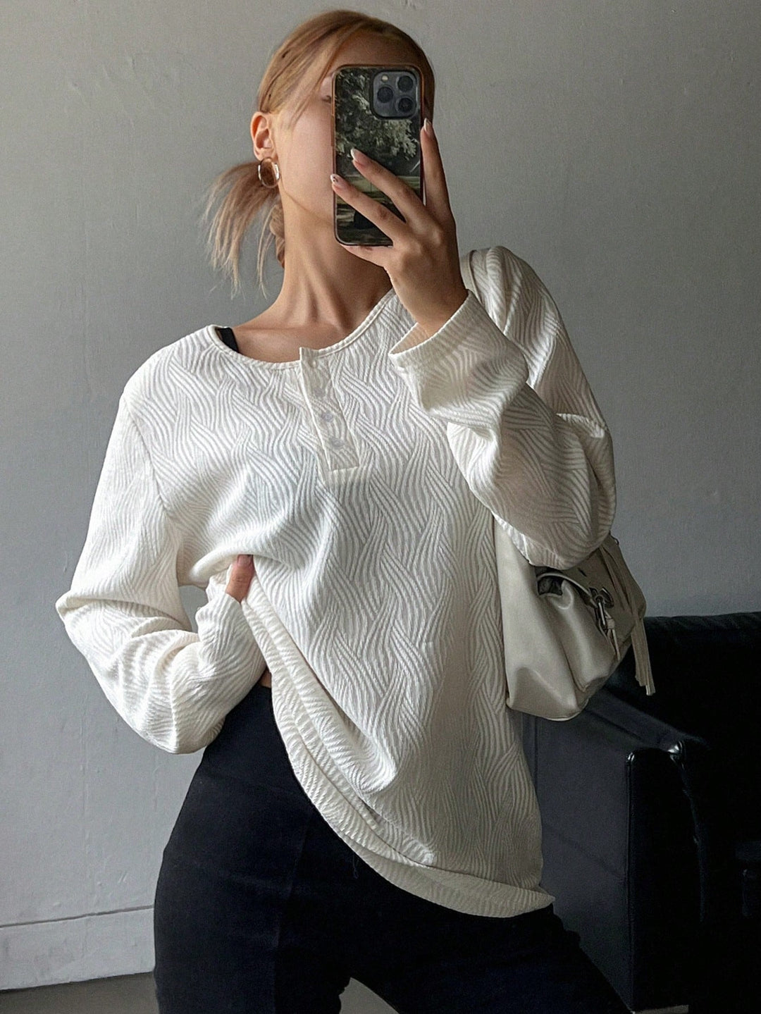 SHEIN póló, bézs