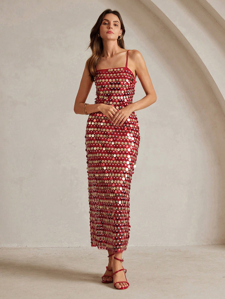 Rochie maxi SHEIN, roșu