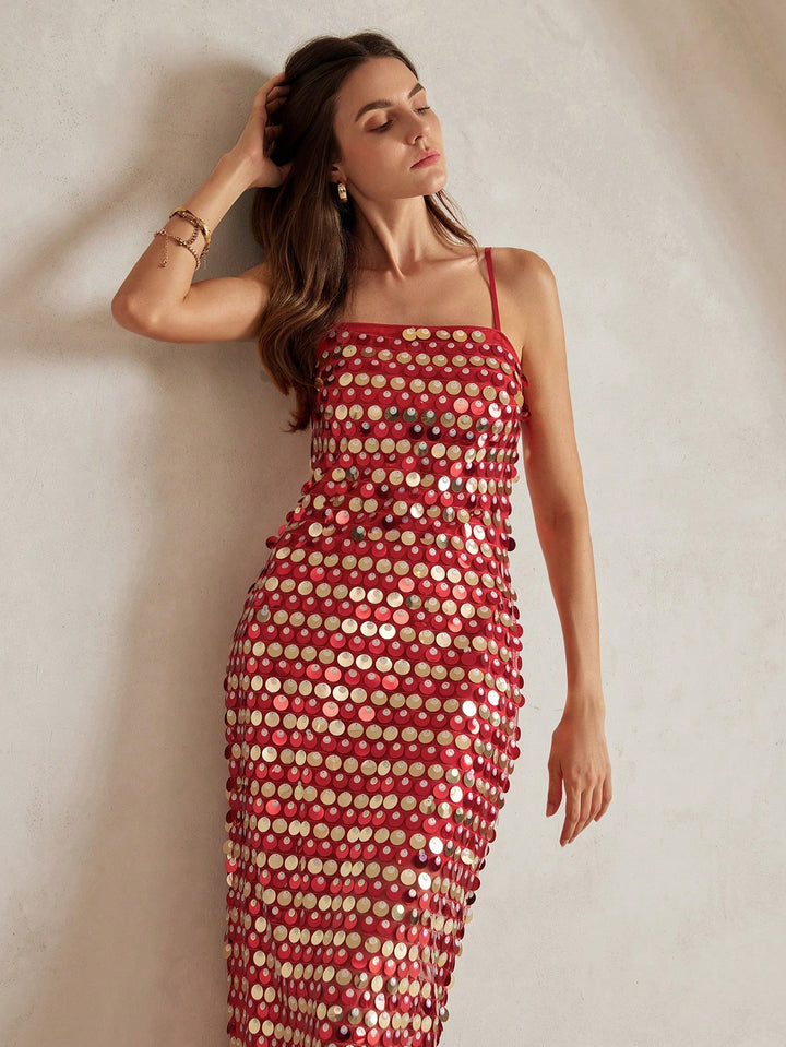 Rochie maxi SHEIN, roșu
