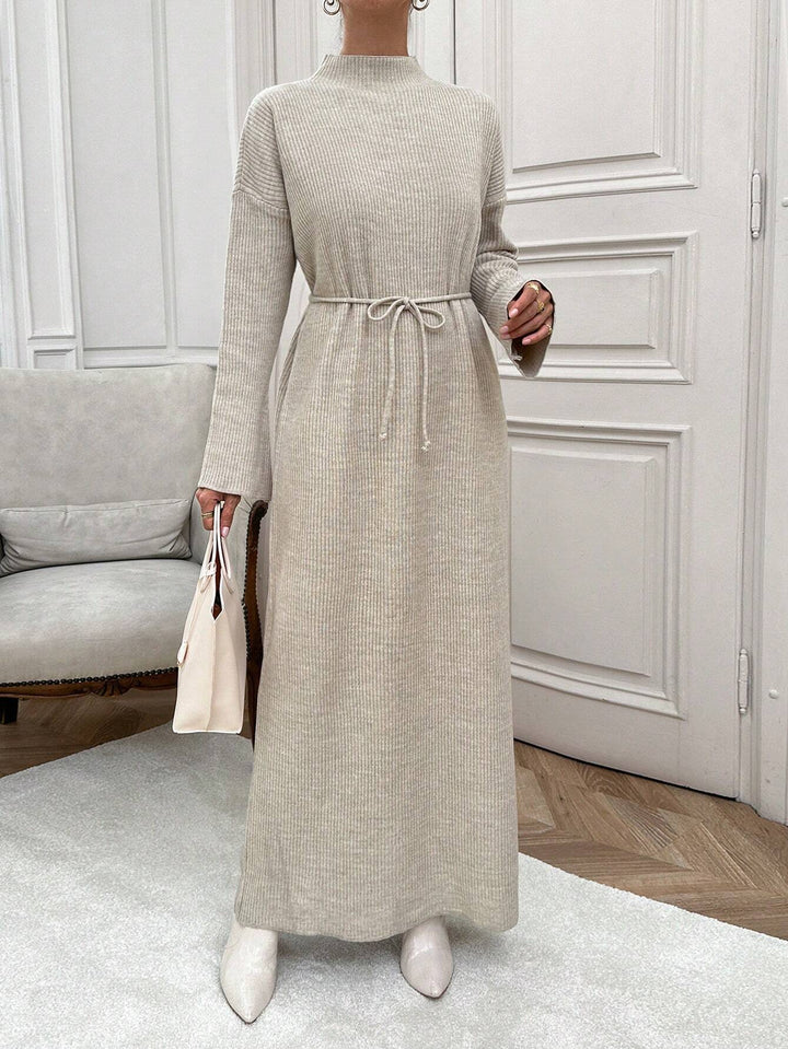 Rochie maxi SHEIN, bej
