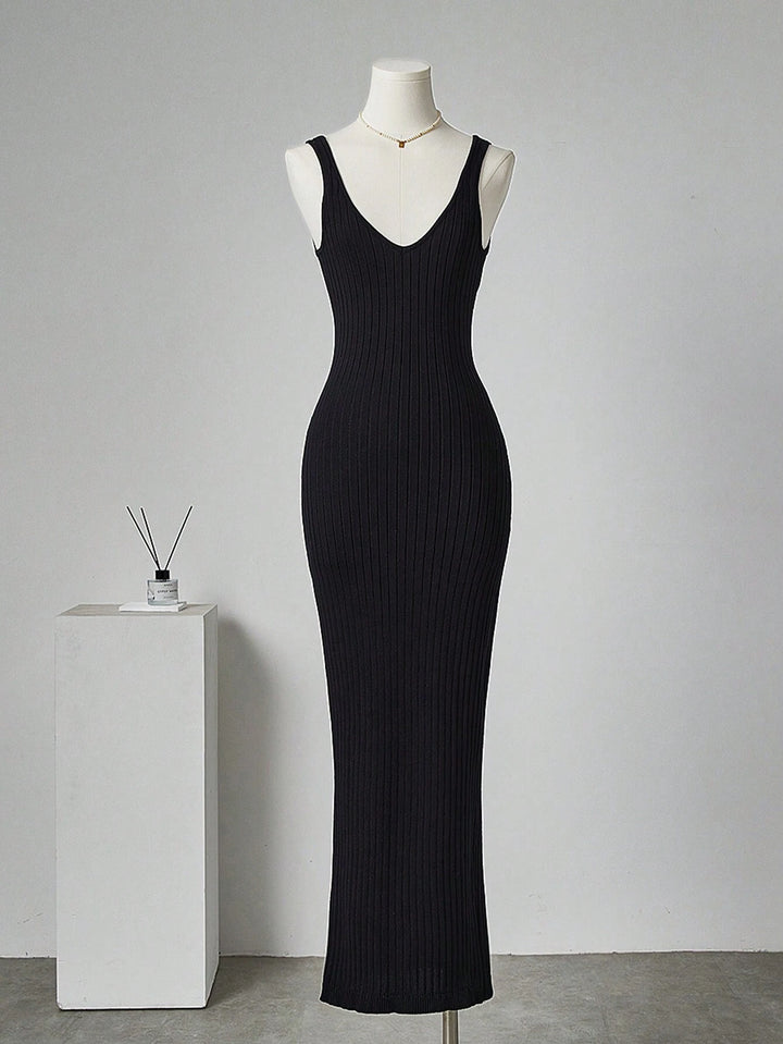 SHEIN maxi ruha, fekete
