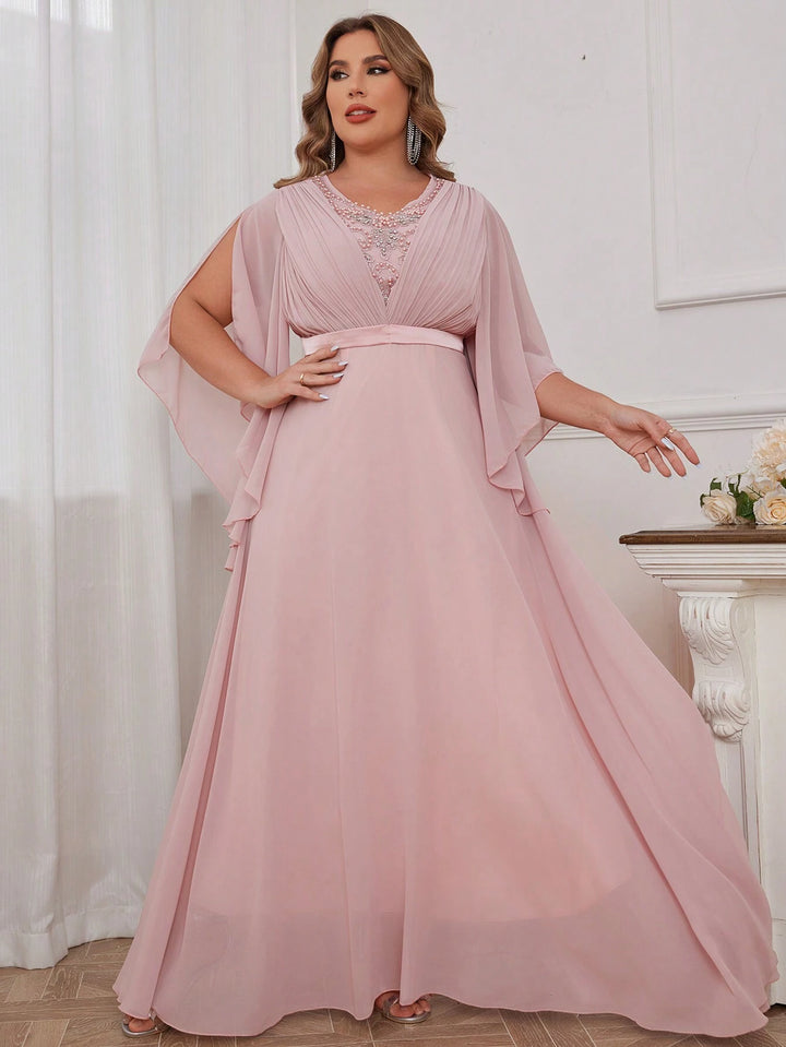 Rochie de ocazie SHEIN, roz