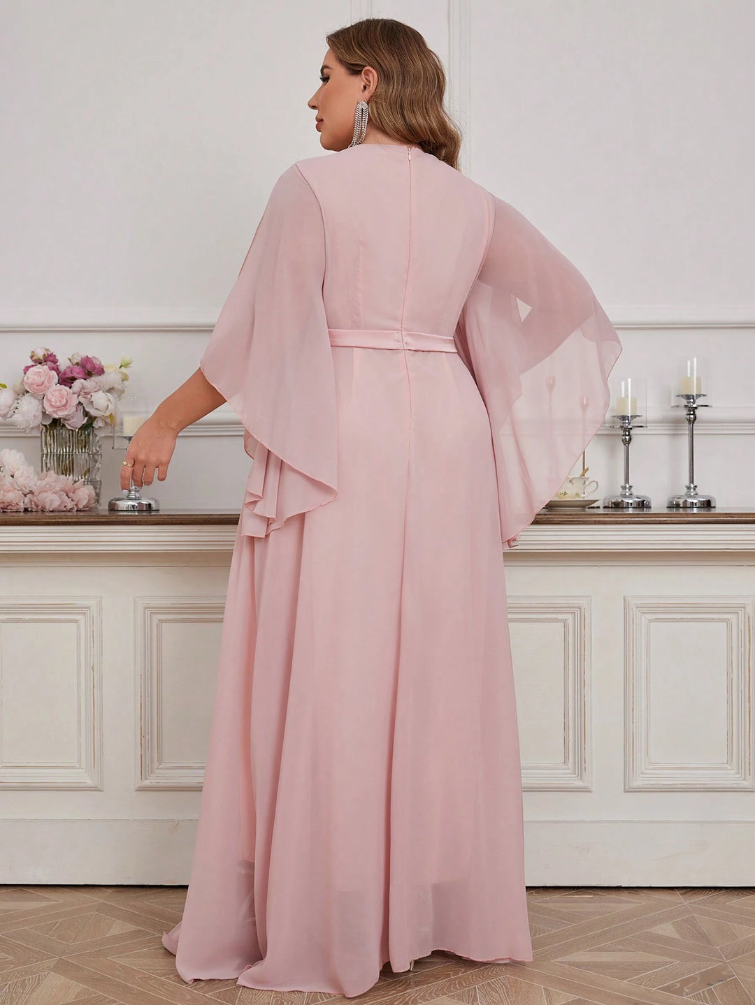Rochie de ocazie SHEIN, roz