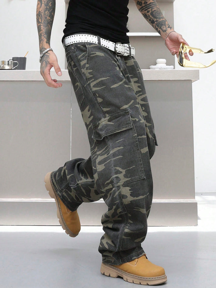 Jeans SHEIN, khaki
