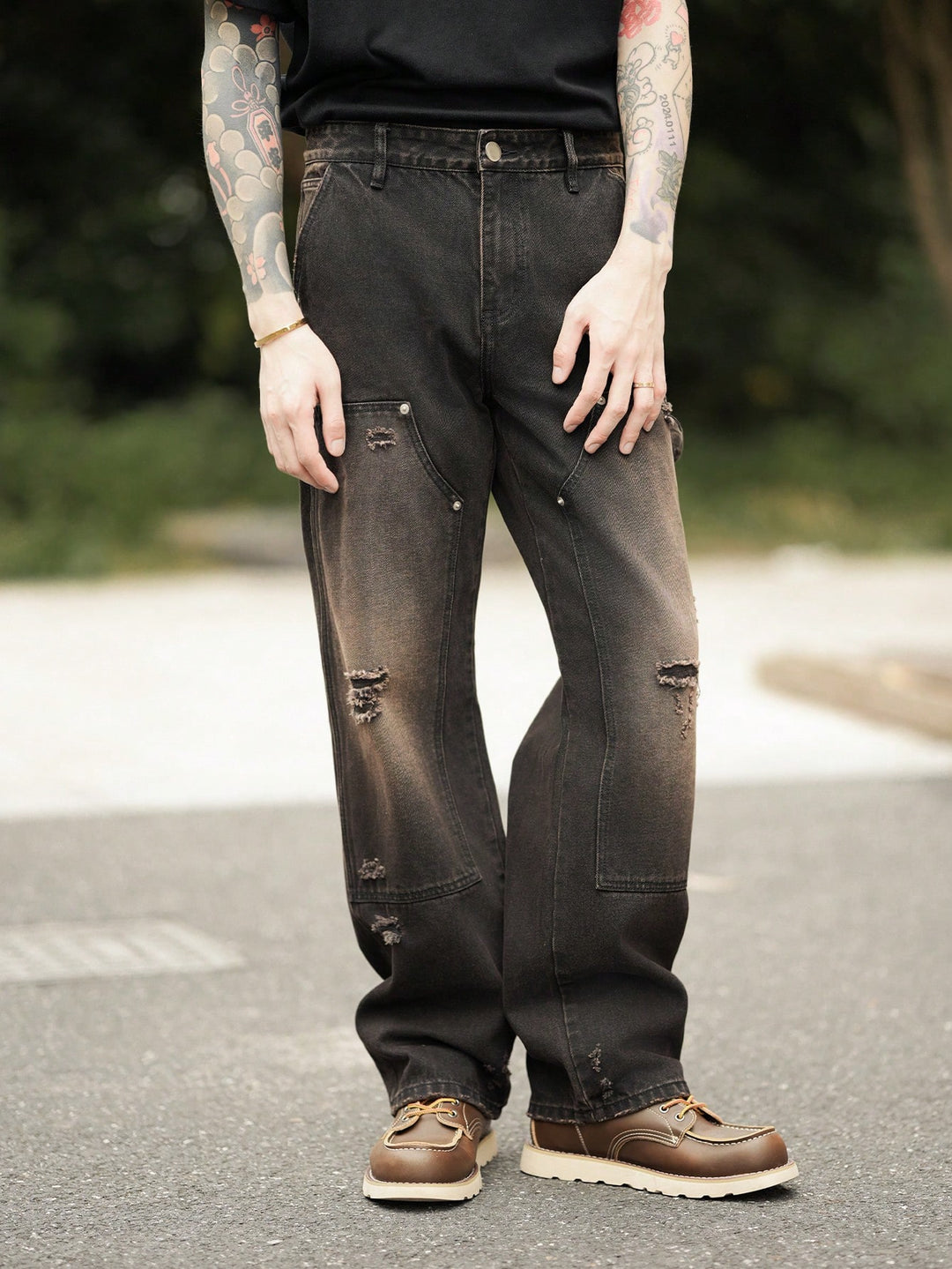 Jeans SHEIN, negru