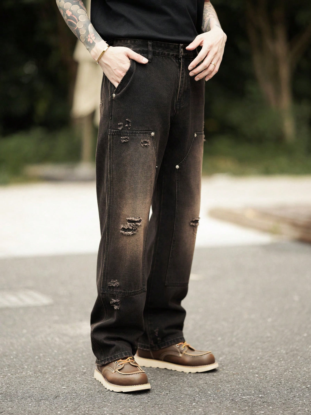 Jeans SHEIN, negru