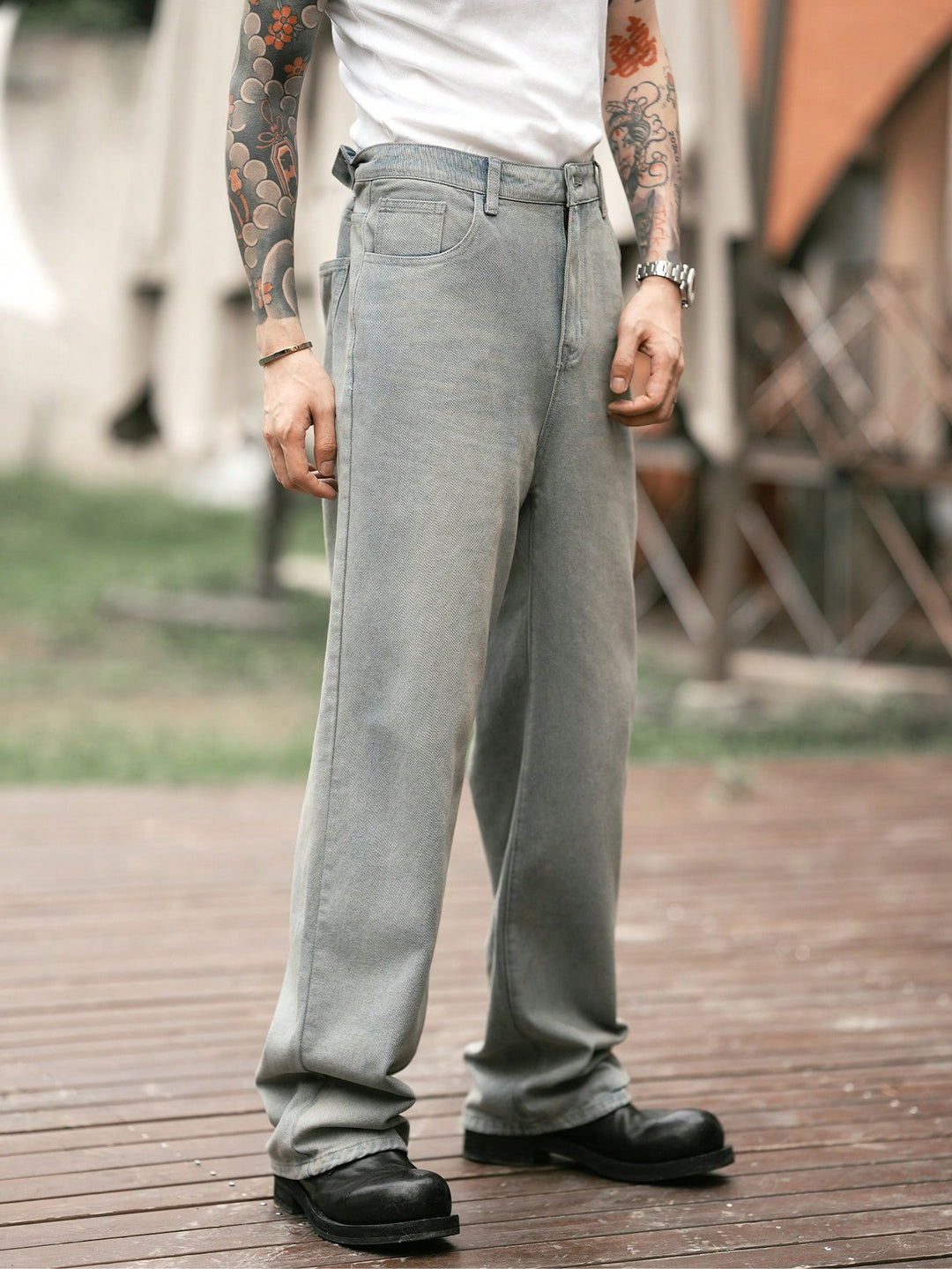 Jeans SHEIN, albastru