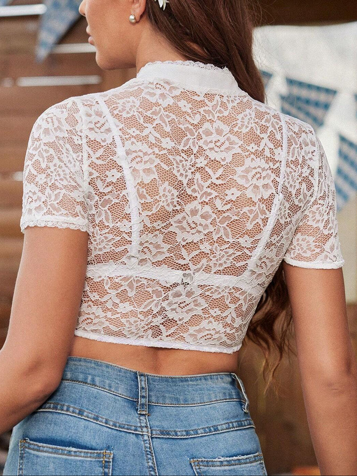 Top SHEIN, alb