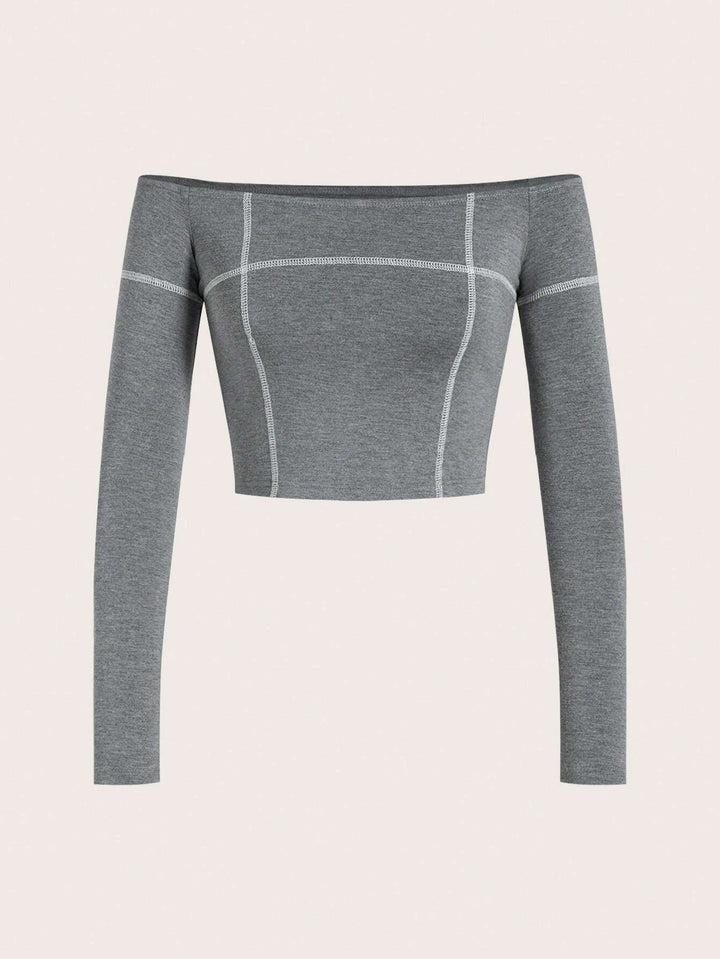 SHEIN felső, szürke