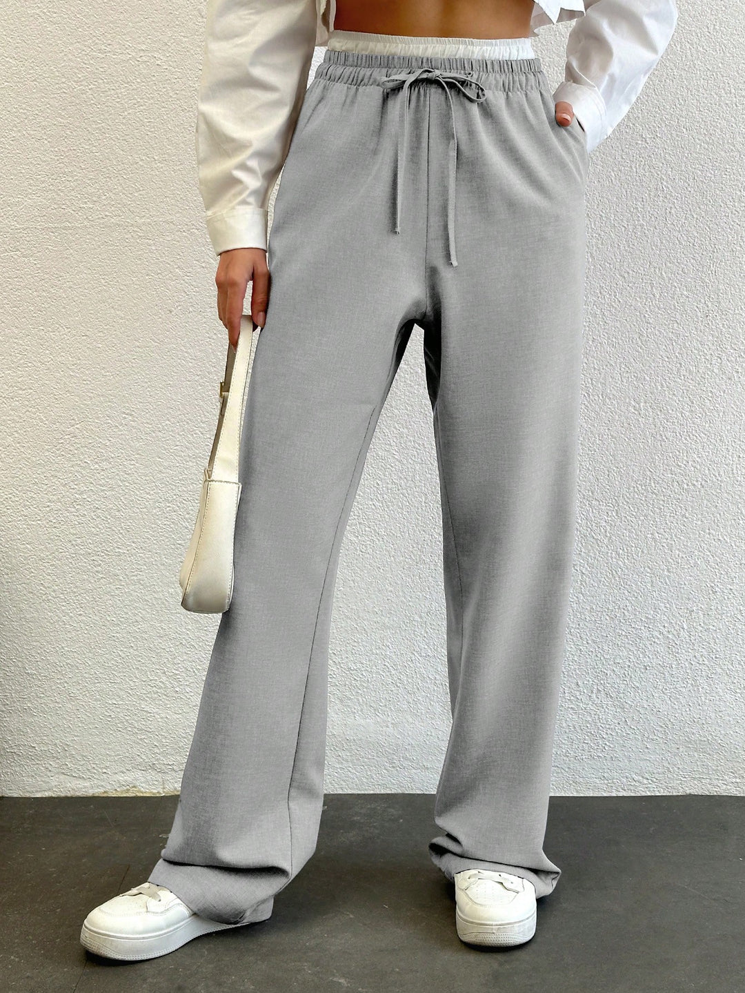 Pantaloni SHEIN, gri