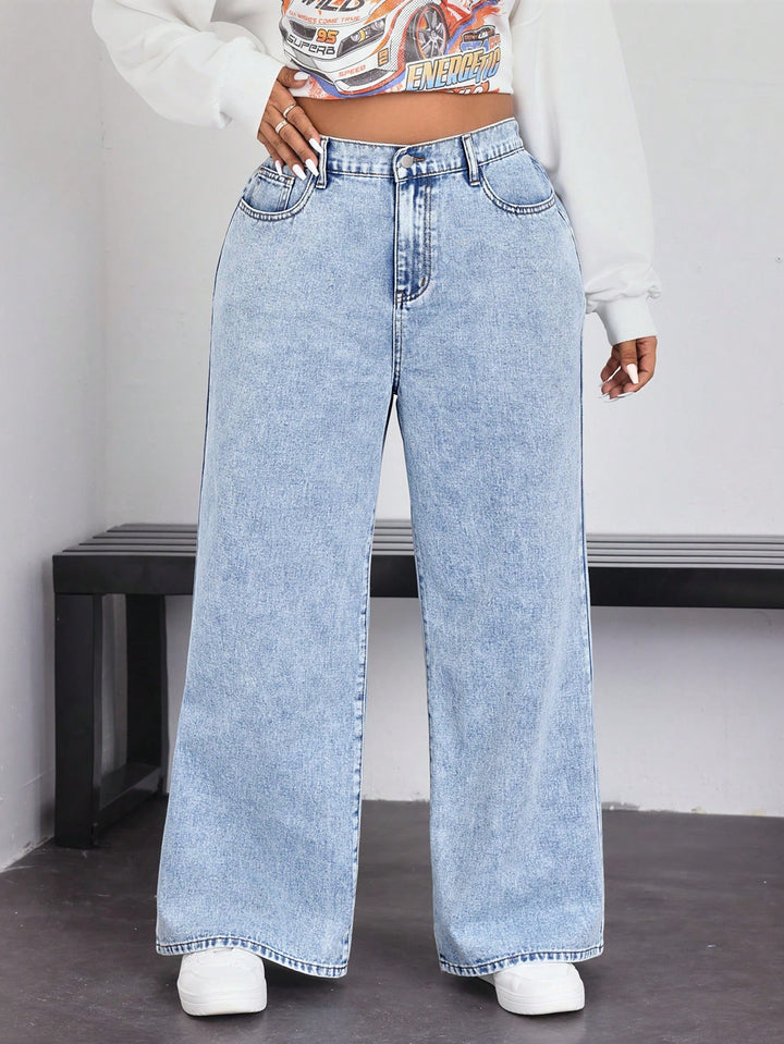 Jeans SHEIN, albastru