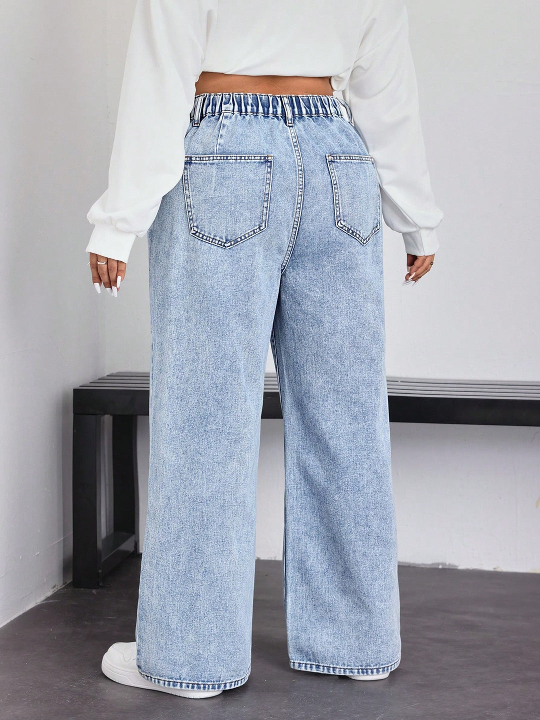Jeans SHEIN, albastru