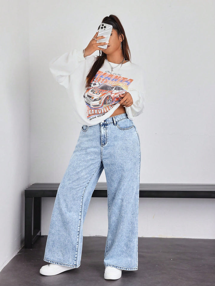 Jeans SHEIN, albastru