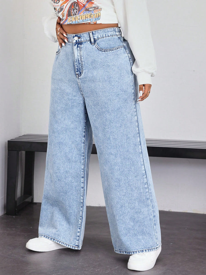 Jeans SHEIN, albastru