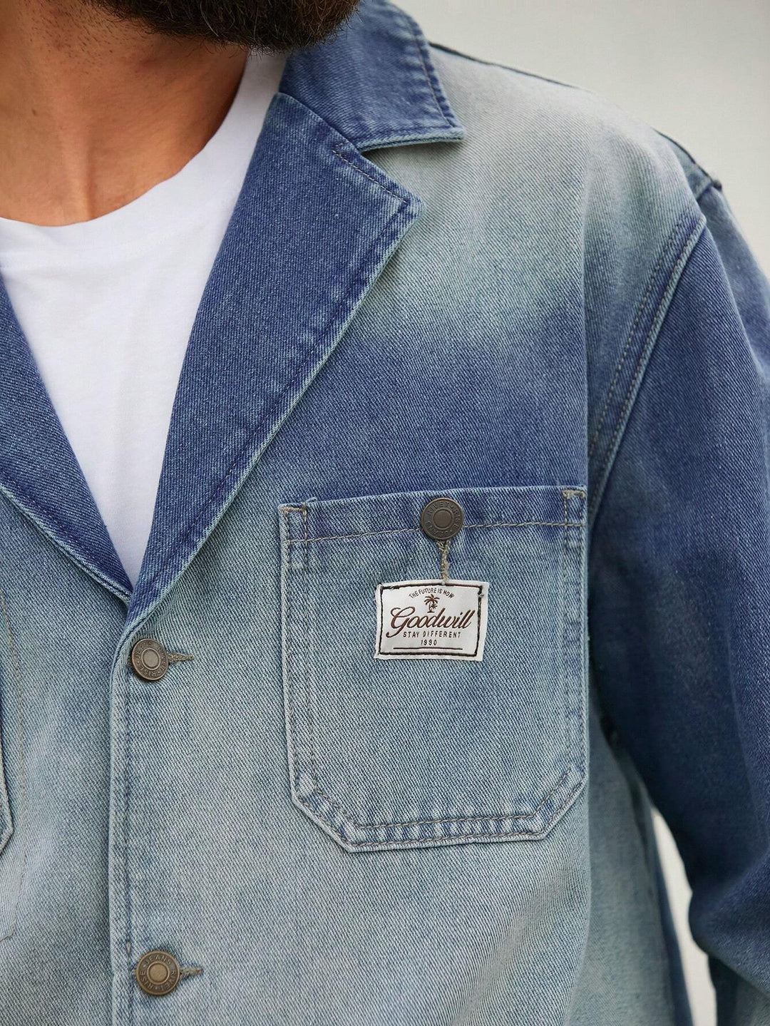 Jachetă Shein, albastru