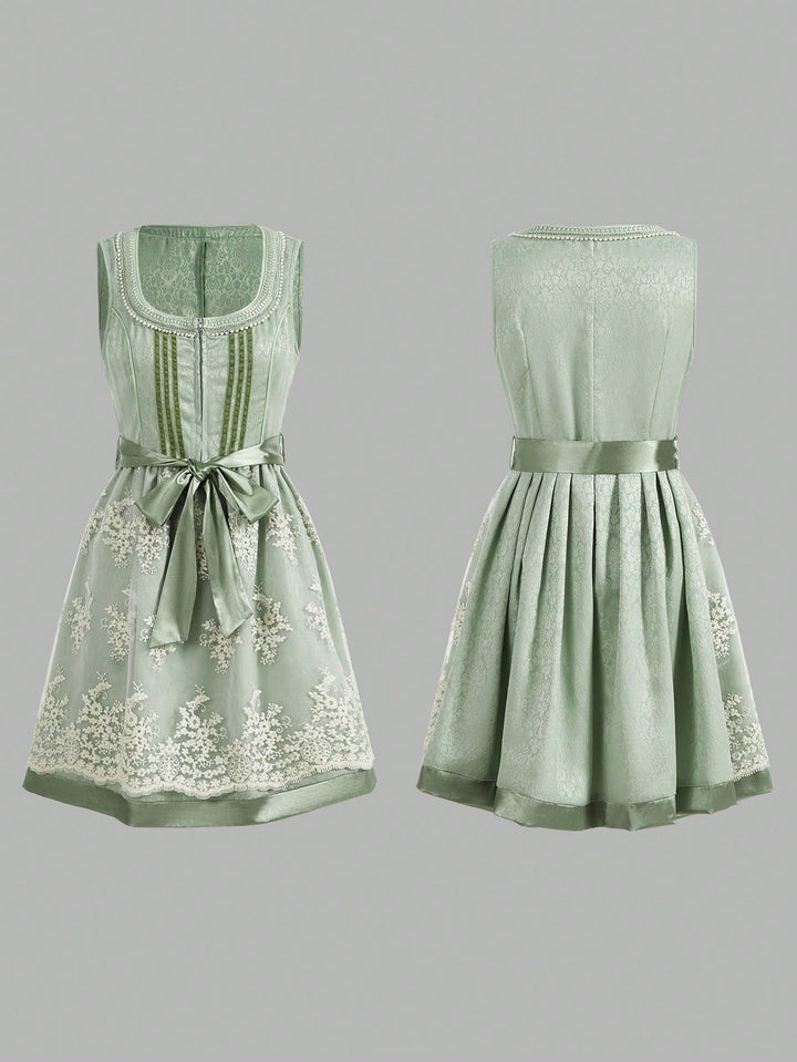 Rochie scurtă SHEIN, verde