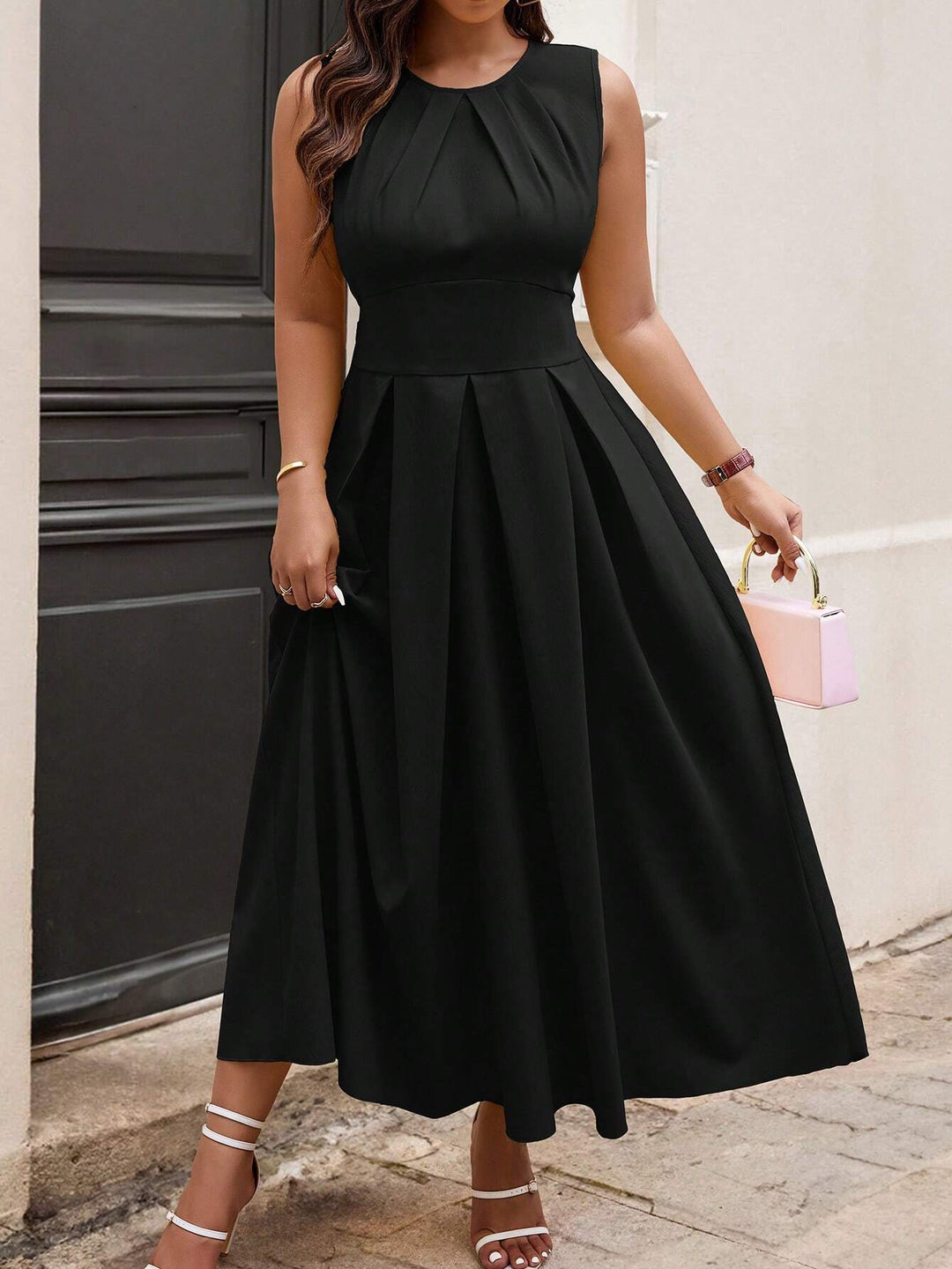 Rochie maxi SHEIN, negru