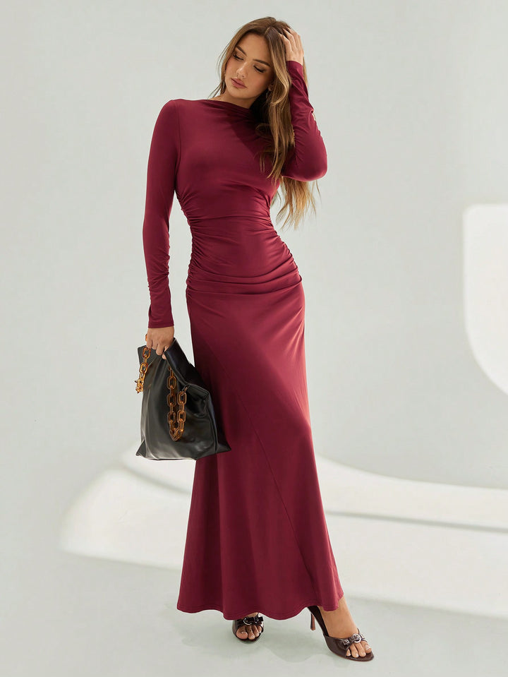 Rochie maxi SHEIN, vișiniu