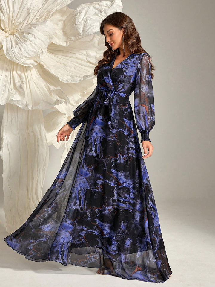 Rochie maxi SHEIN, mix culori