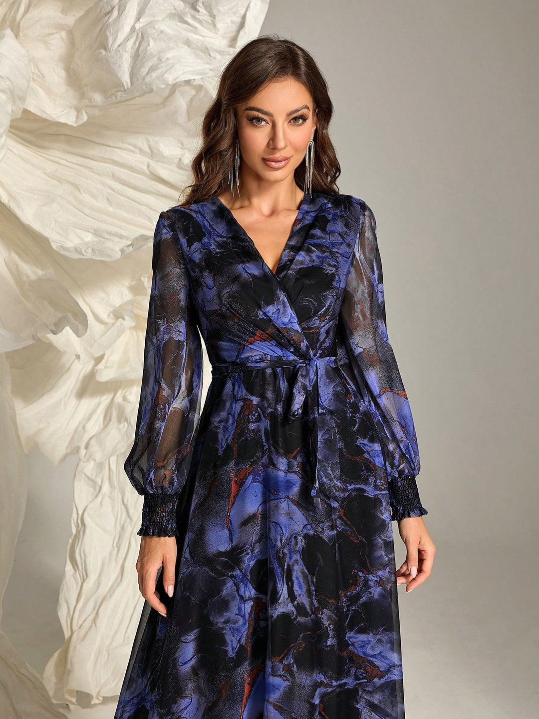 Rochie maxi SHEIN, mix culori