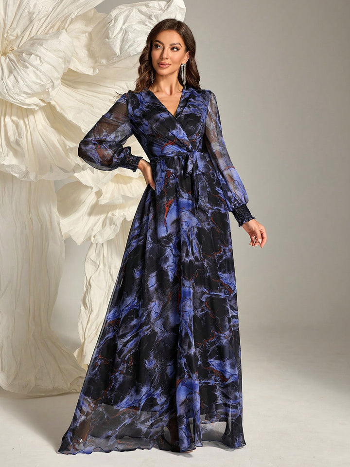 Rochie maxi SHEIN, mix culori