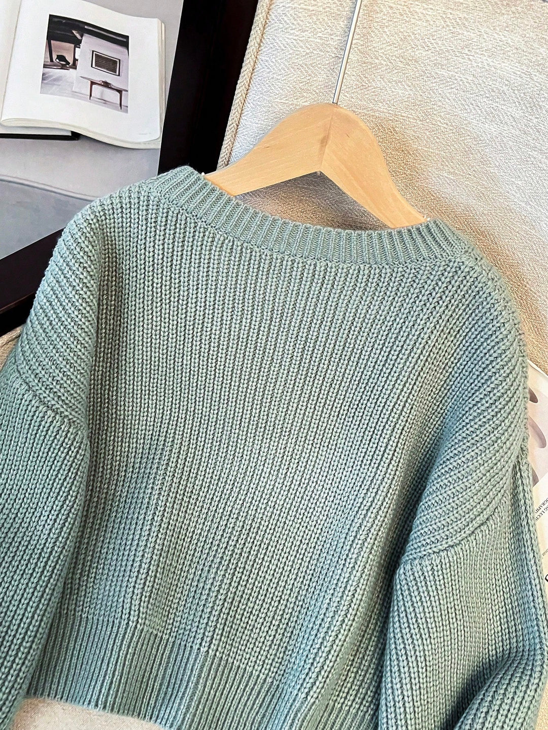 Pulover SHEIN, verde