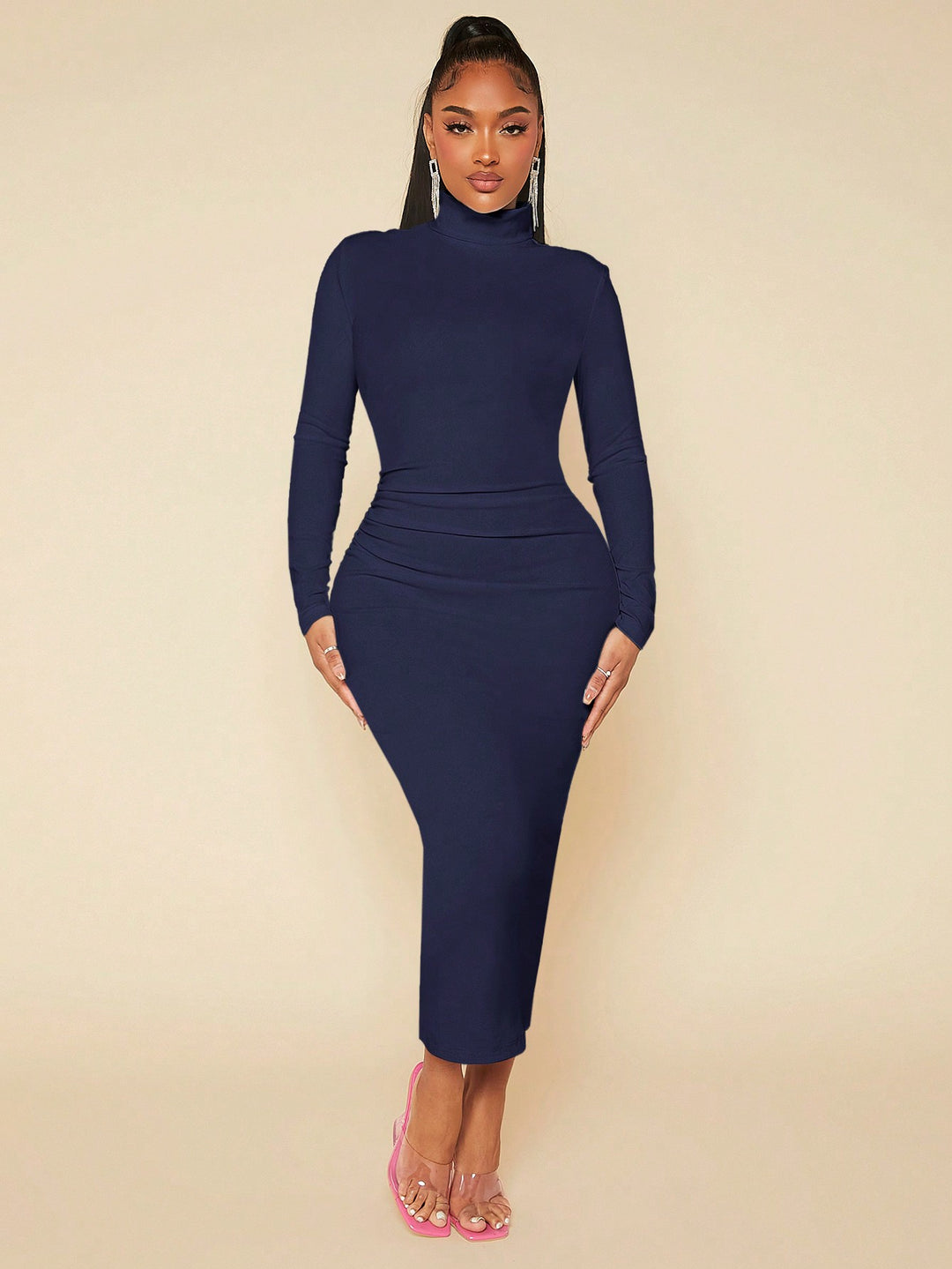 Rochie maxi SHEIN, albastru