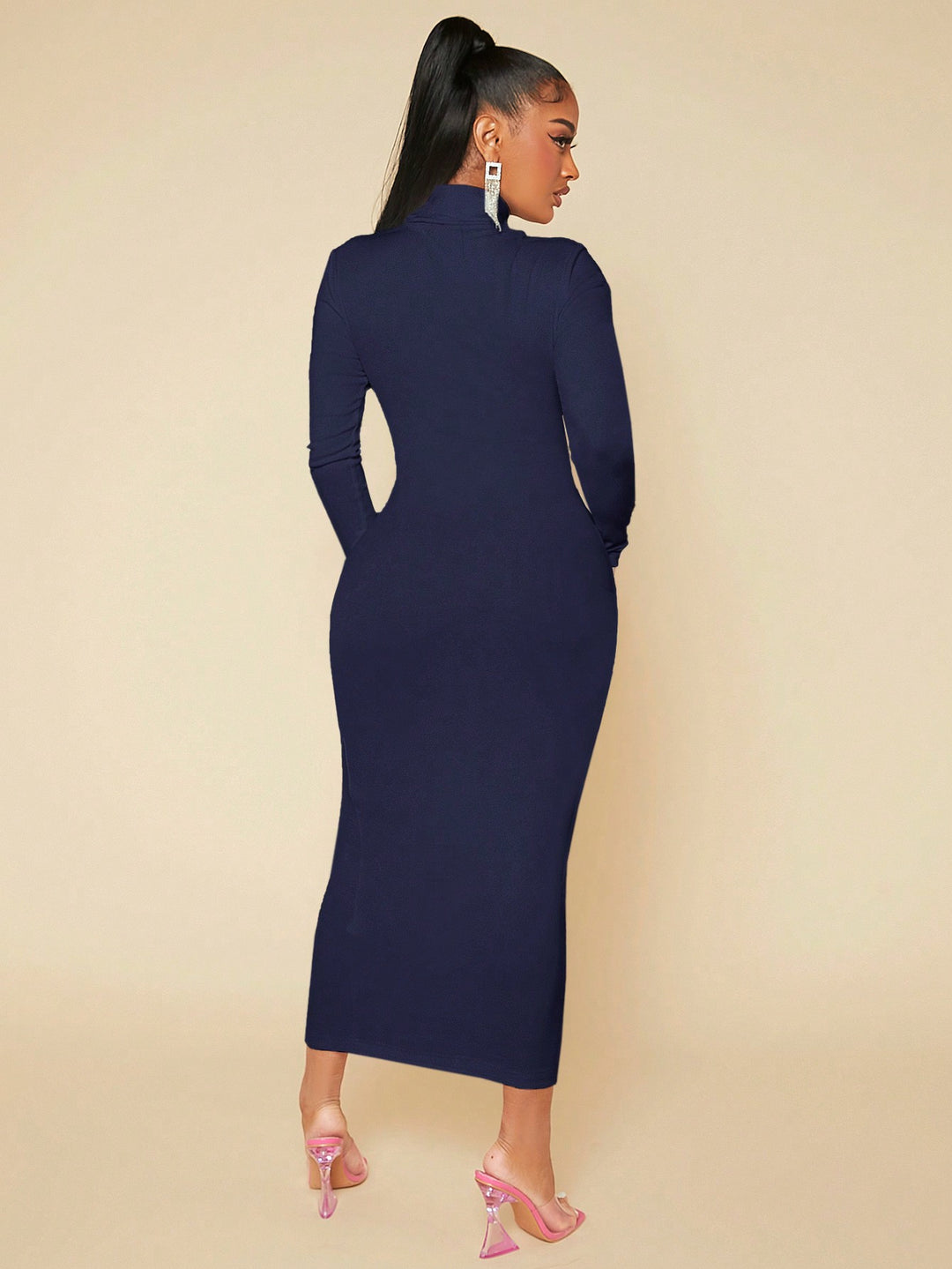 Rochie maxi SHEIN, albastru