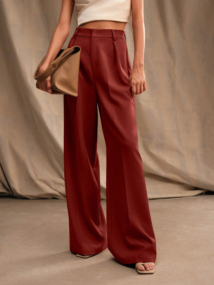 Pantalon SHEIN, vișiniu