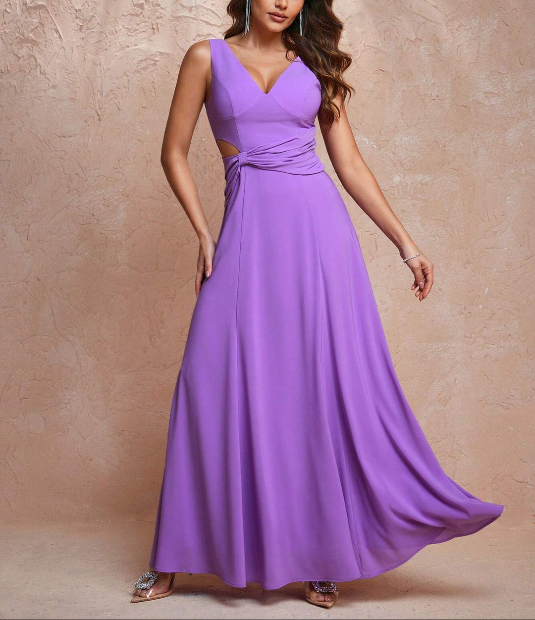 SHEIN maxi ruha, lila