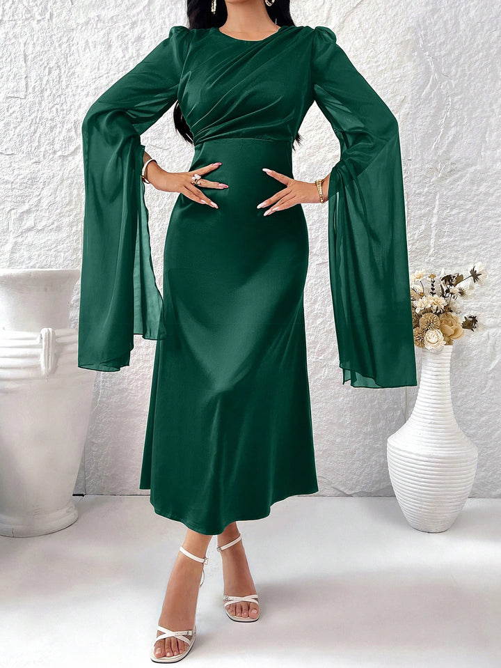 Rochie maxi SHEIN, verde