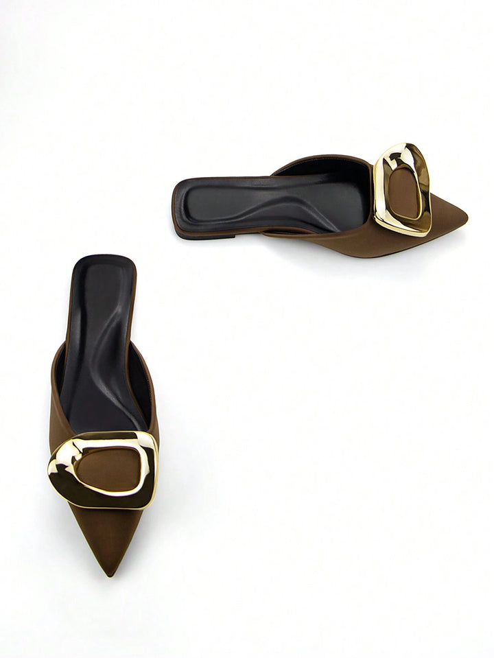 SHEIN Mules, Brown