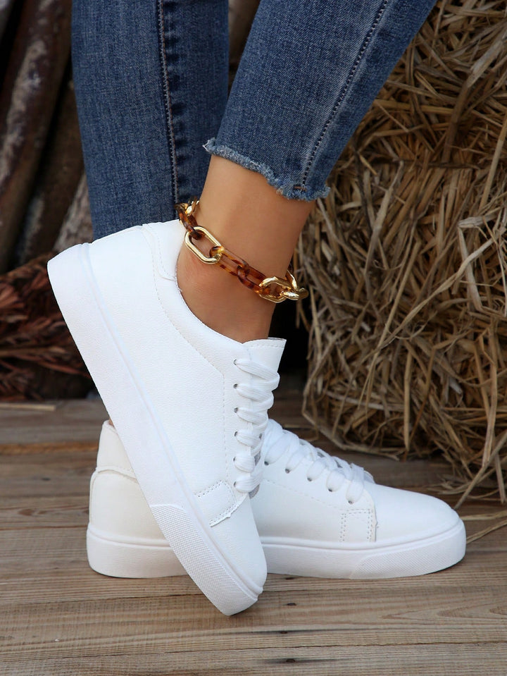 Pantofi sport SHEIN, alb