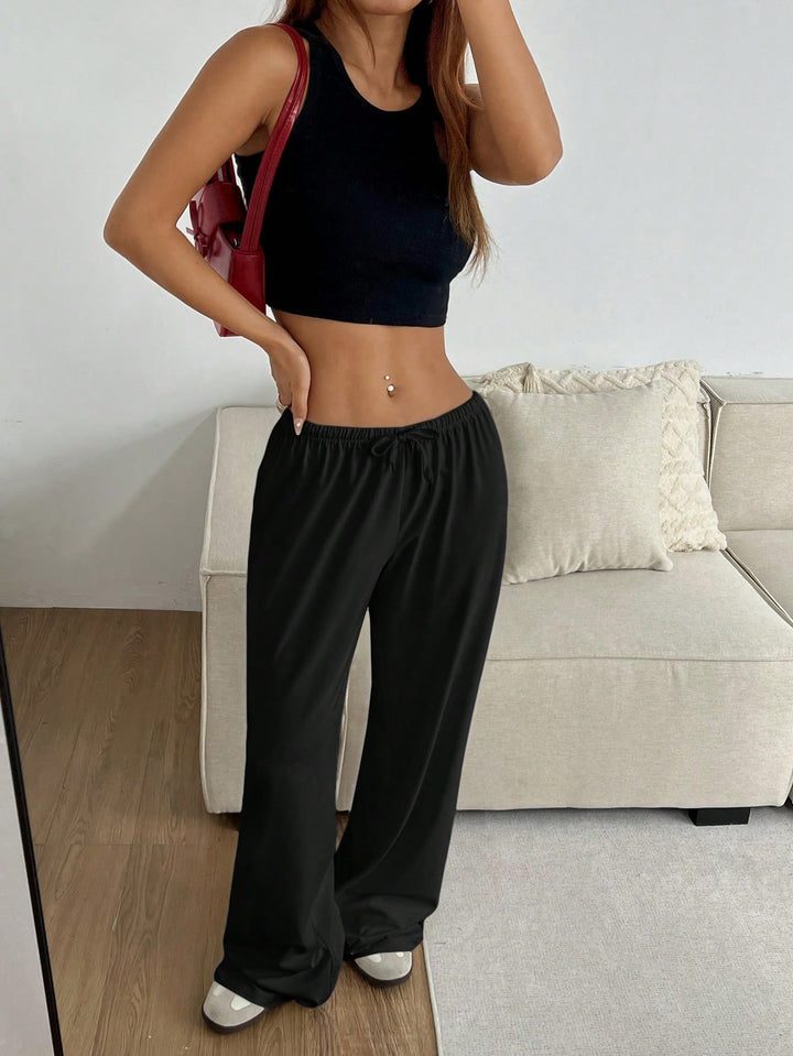 Pantaloni SHEIN, negru