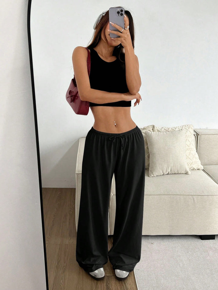 Pantaloni SHEIN, negru