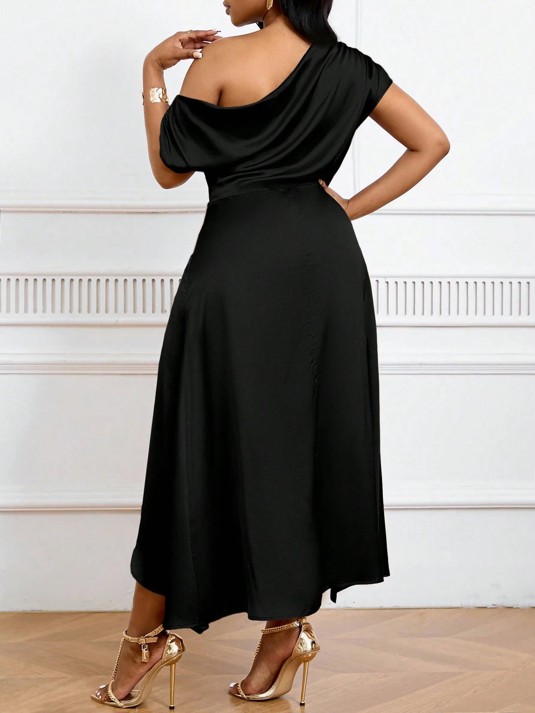 Rochie midi SHEIN, negru