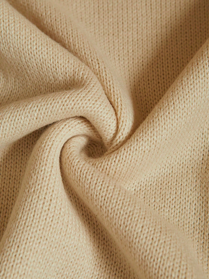 Top tricotat SHEIN, crem
